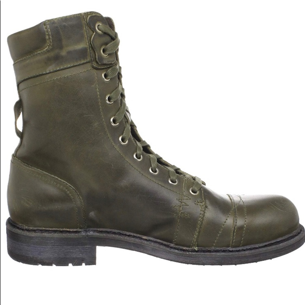 Diesel Men’s Cassidy Boot Olive Green Lace-up boot